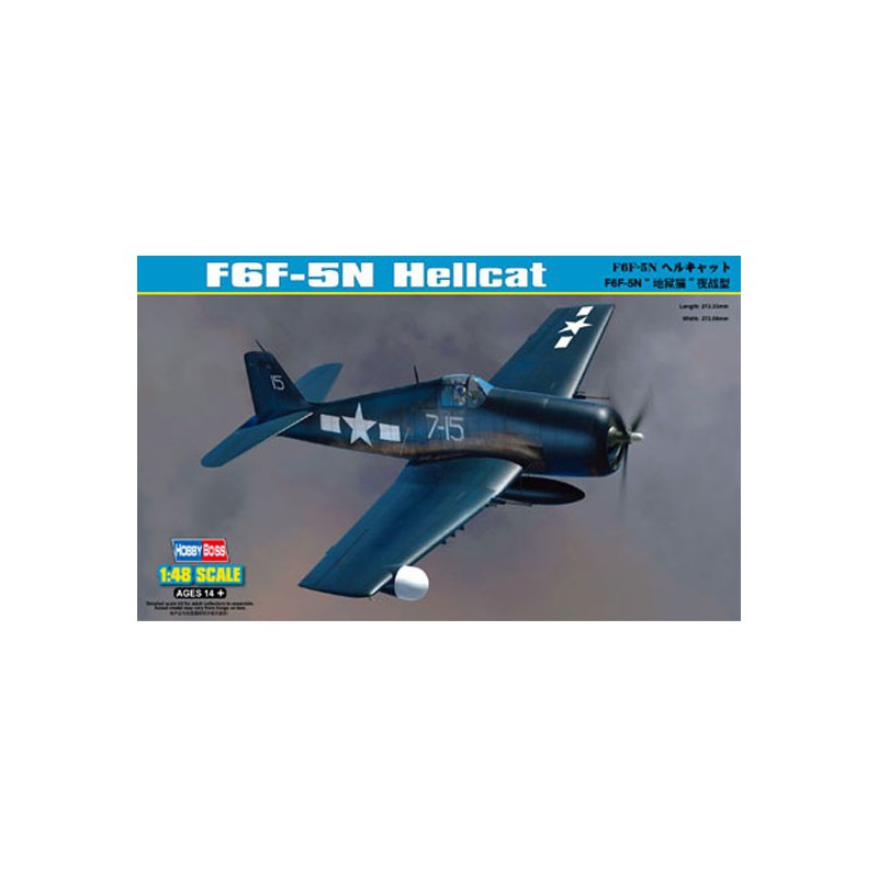 F6F-5n Hellcat 1/48 Plastikflugzeugmodell | Scientific-MHD