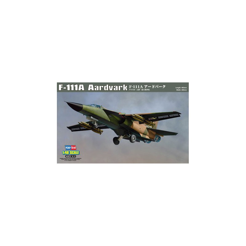 F-111A Plastikmodell Aardwark 1/48 | Scientific-MHD