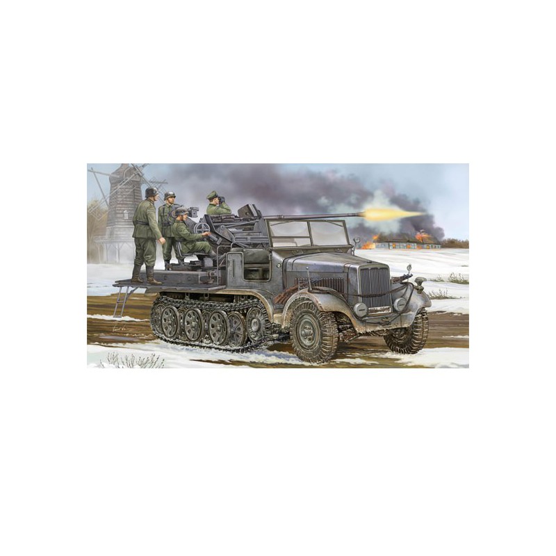 SD.KFZ -Kunststofftankmodell. 6/2 3.7 cm Flak 37 | Scientific-MHD