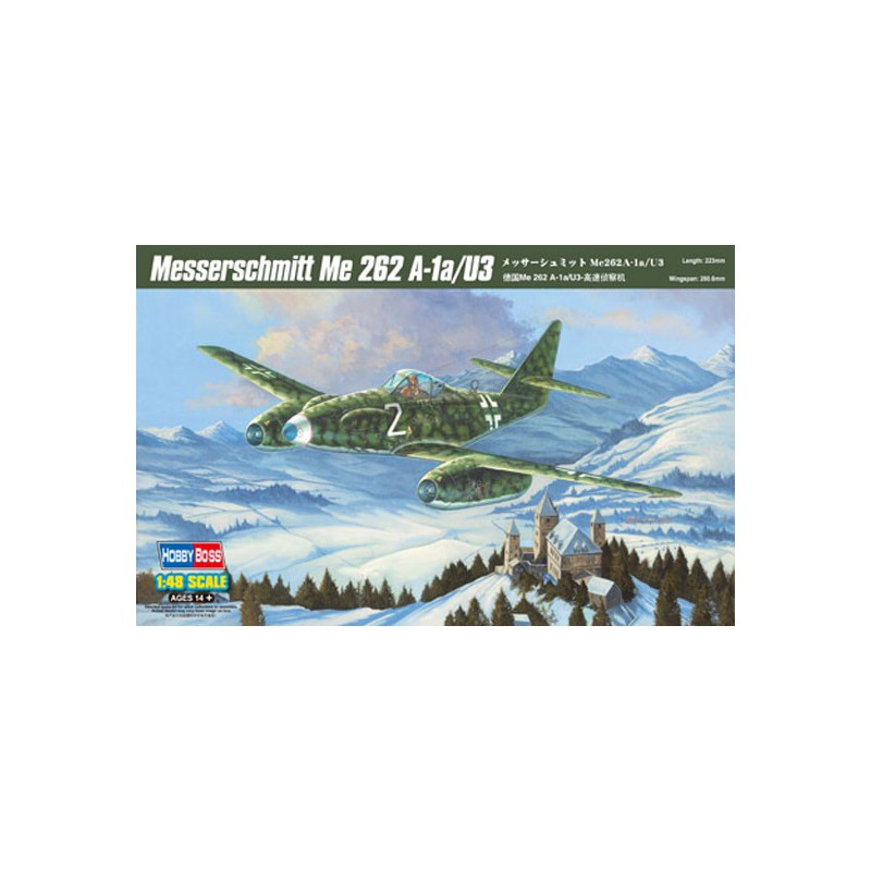 Kunststoffflugzeugmodell ME 262 A-1A/U31/48 | Scientific-MHD