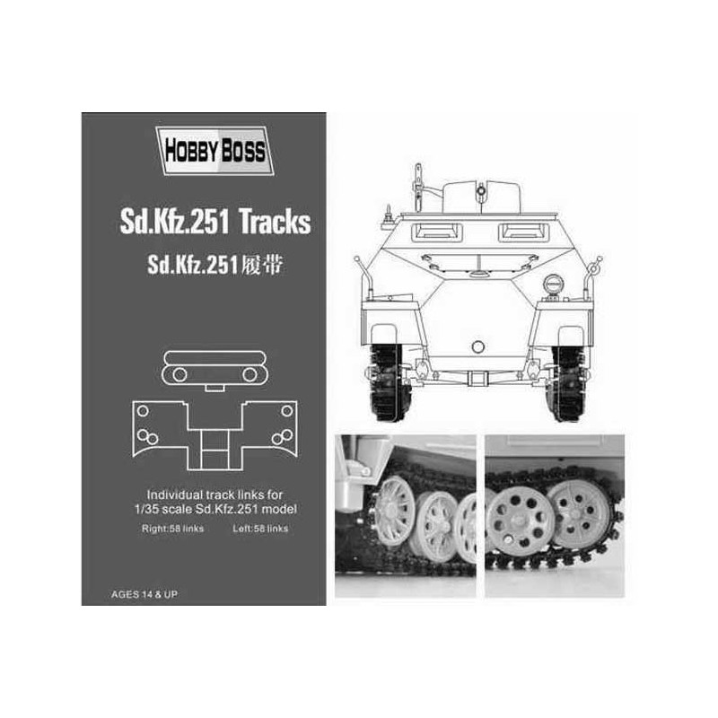 Kunststofftankmodell für SD KFZ 251 1/35 | Scientific-MHD
