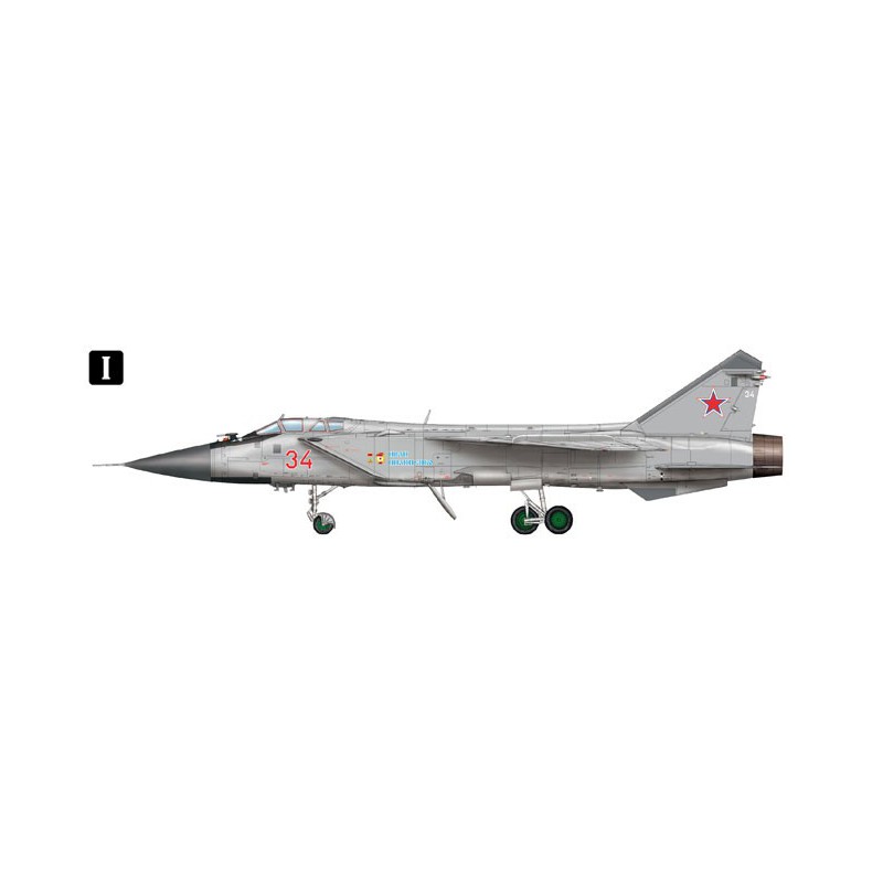 MIG-31BM Plastikebene Modell. W/kH-47m2 1/48 | Scientific-MHD