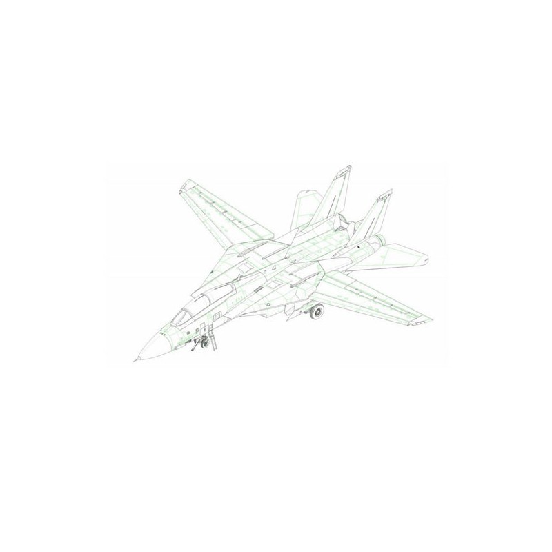 Kunststoffflugzeugmodell „Persische Katze“ F-14A Tomcat-iriaf 1/48 | Scientific-MHD