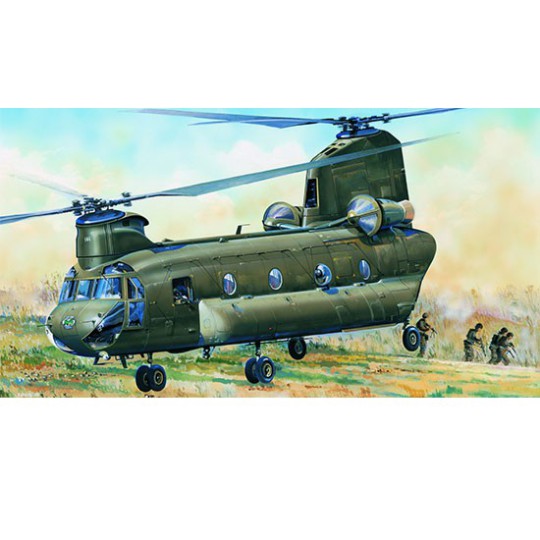 Plastikhubschraubermodell CH-47d Chinook 1/48 | Scientific-MHD