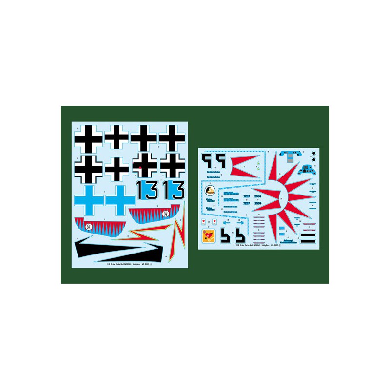 Kunststoffflugzeugmodell Focke Wulf 190a-5 1/18 | Scientific-MHD