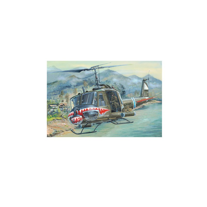 UH-1 Huey B 1/18 Plastikhubschraubermodell | Scientific-MHD