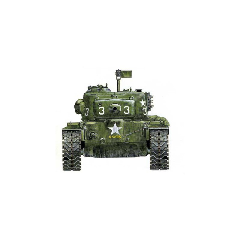 M26A1 Pershing 1/35 Kunststofftankmodell | Scientific-MHD