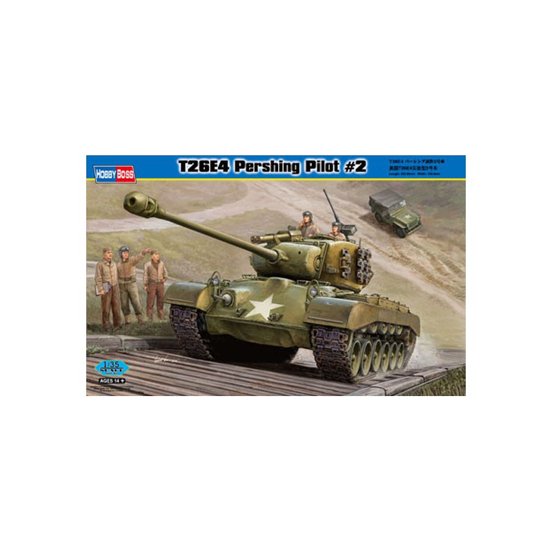 T26E4 Pershing Plastic Tankmodell, Pilot 2 1/35 | Scientific-MHD