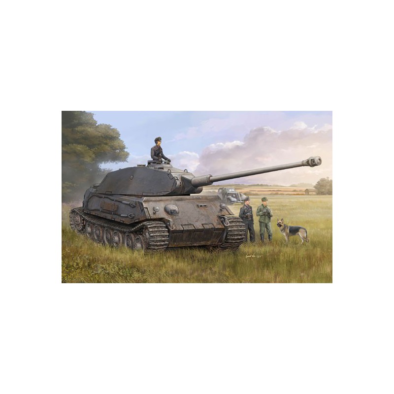 Kunststofftankmodell Deutsch VK4502 (P) Vorne 1/35 | Scientific-MHD