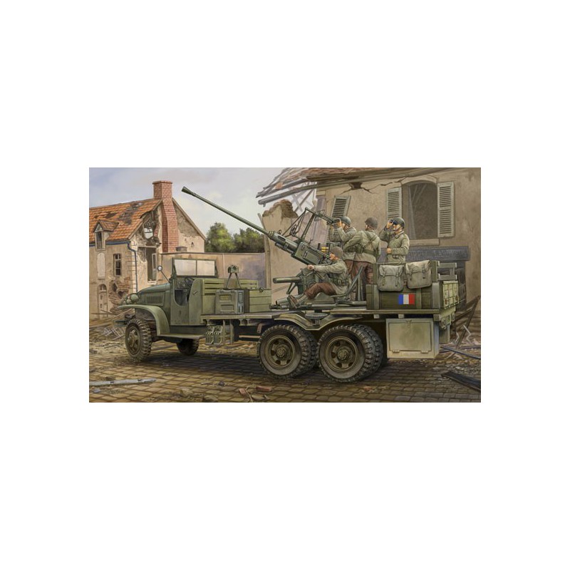 GMC Bofors 40 mm Pistole 1/35 Kunststoffmodell für Kunststoff | Scientific-MHD