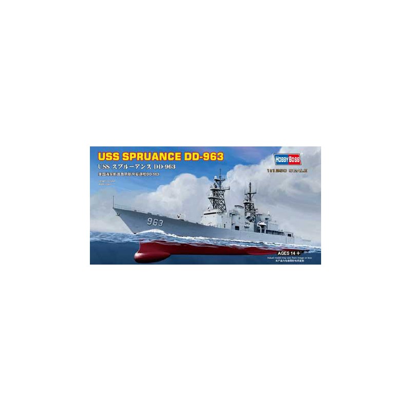 USS Sprance DD-963 1/125 Plastikbootmodell | Scientific-MHD