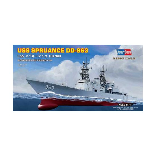 USS Sprance DD-963 1/125 Plastikbootmodell | Scientific-MHD