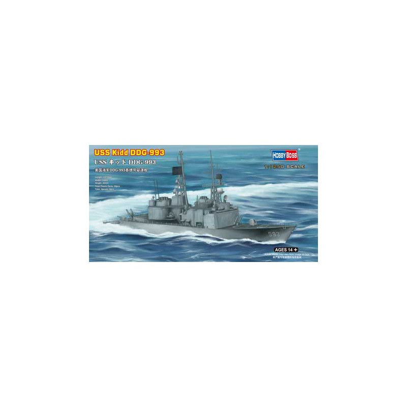 USS Kidd DDG-993 1/125 Plastikbootmodell | Scientific-MHD