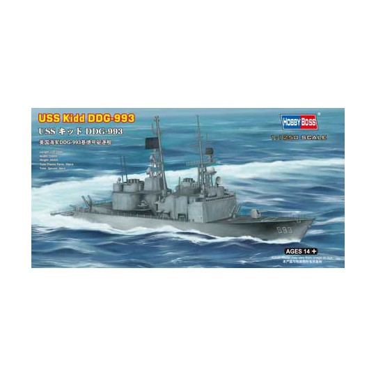 USS Kidd DDG-993 1/125 Plastikbootmodell USS Kidd DDG-993 1/125 Plastikbootmodell | Scientific-MHD