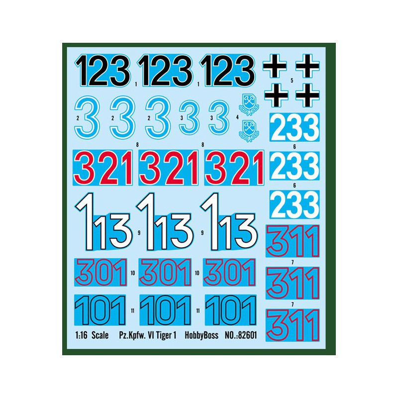 PZ.KPFW VI Tiger 1/16 Kunststofftankmodell | Scientific-MHD