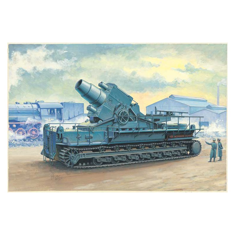 Morser Karl-Geraet 040 1/72 Plastikzug Modell | Scientific-MHD