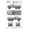 Russischer Ural-4320 LKW 1/72 Plastik-LKW-Modell | Scientific-MHD