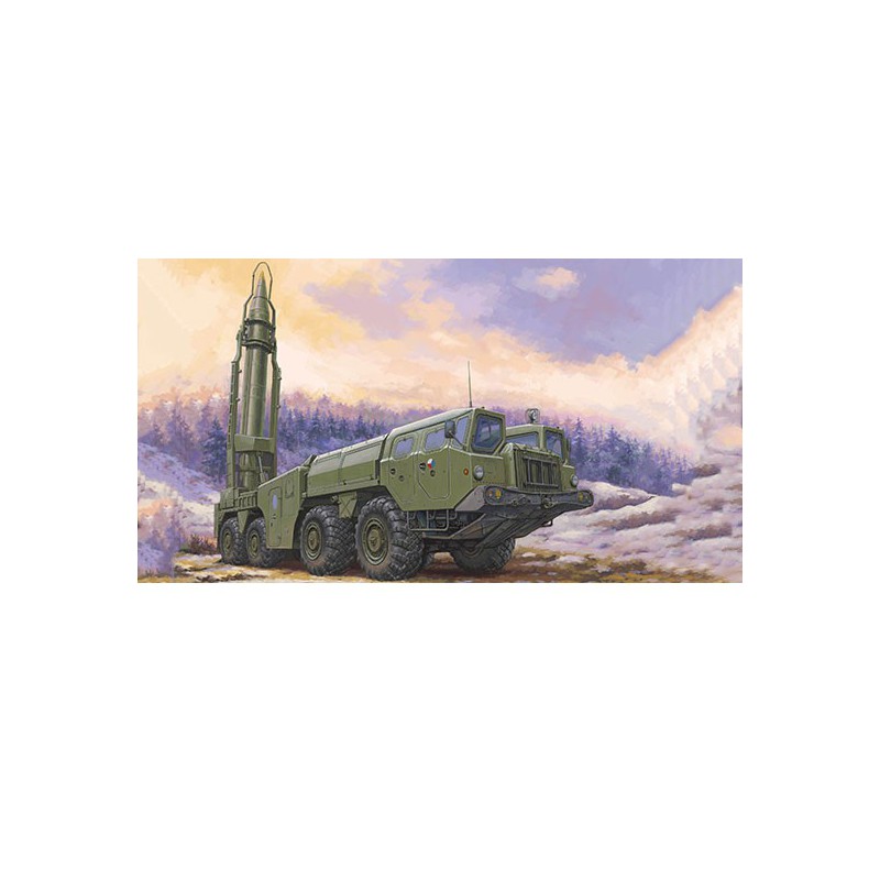 Plastikmodell (9p117m1) Launcher mit R17 -Rakete von 9K72 Complex Missile "Elbrus" 1/72 | Scientific-MHD