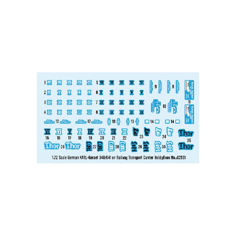 Plastiktankmodell Deutsch Karl-Geraet 040/041 auf der Eisenbahn 1/72 | Scientific-MHD