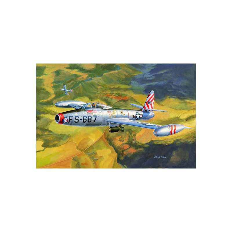 F-84E Plastikebene Modell Thunderjet 1/32 | Scientific-MHD