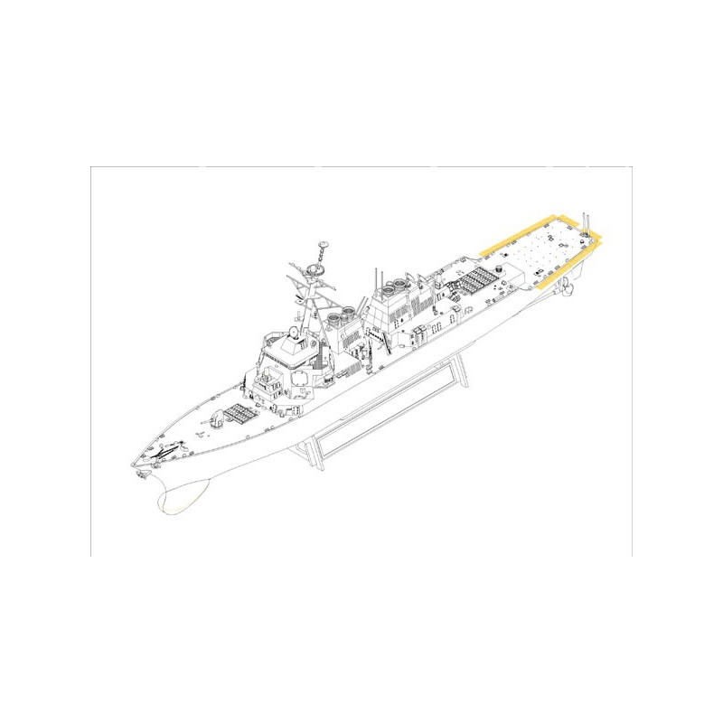 USS Arleigh Burke DDG-5 1/700 Plastikbootmodell | Scientific-MHD