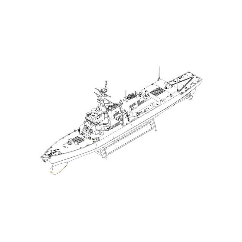 USS Lassen DDG-82 1/700 Plastikbootmodell | Scientific-MHD