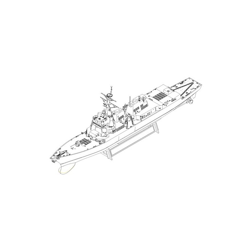 USS Momsen DDG-921/700 Plastikbootmodell | Scientific-MHD