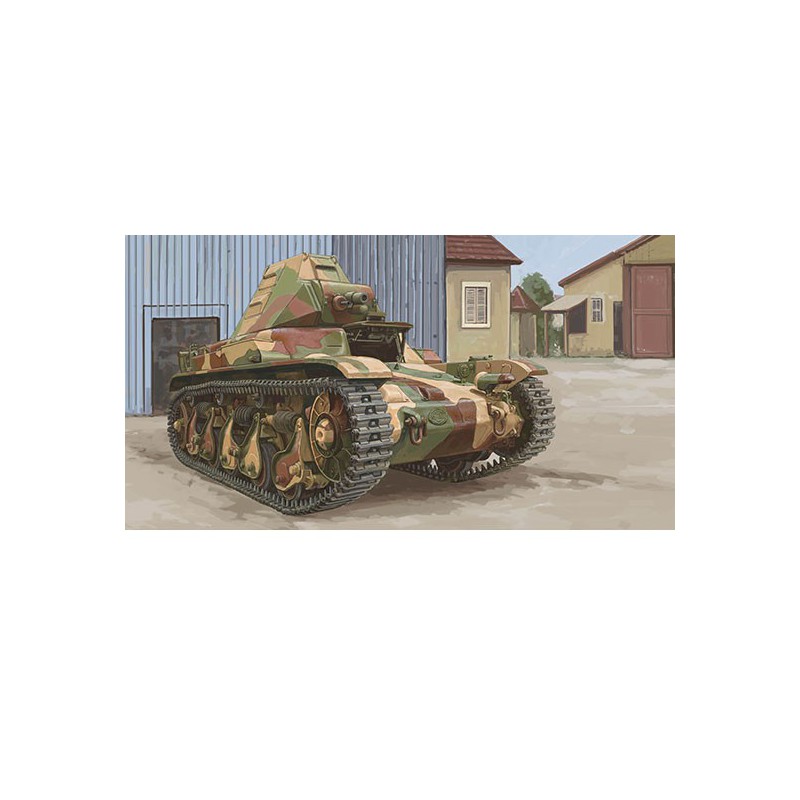 Französisch R35 Kunststofftankmodell mit FCM -Turm 1/35 | Scientific-MHD