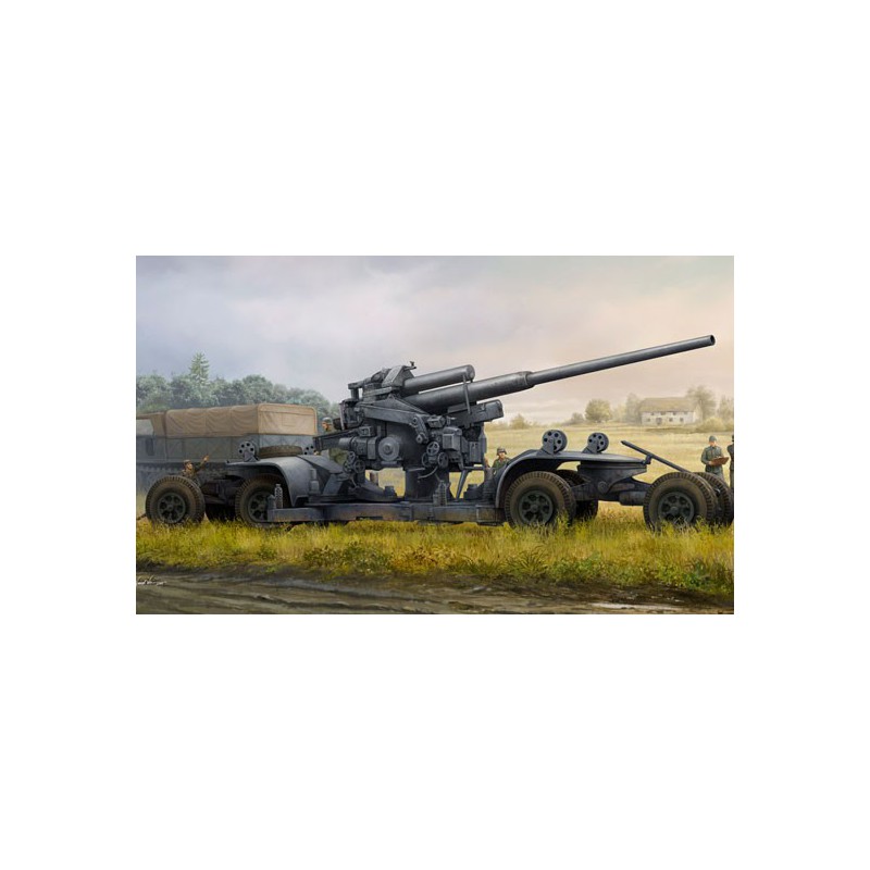 Deutsches Kunststofftankmodell 12,8 cm Flak 40 1/35 | Scientific-MHD