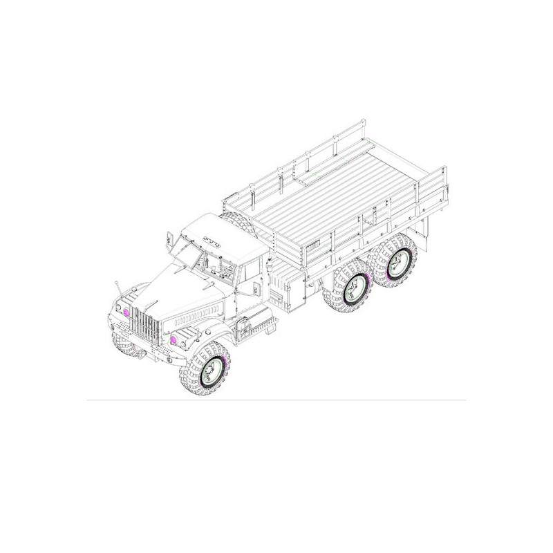 Russisch Kraz-255b 1/35 Plastik-LKW-Modell | Scientific-MHD