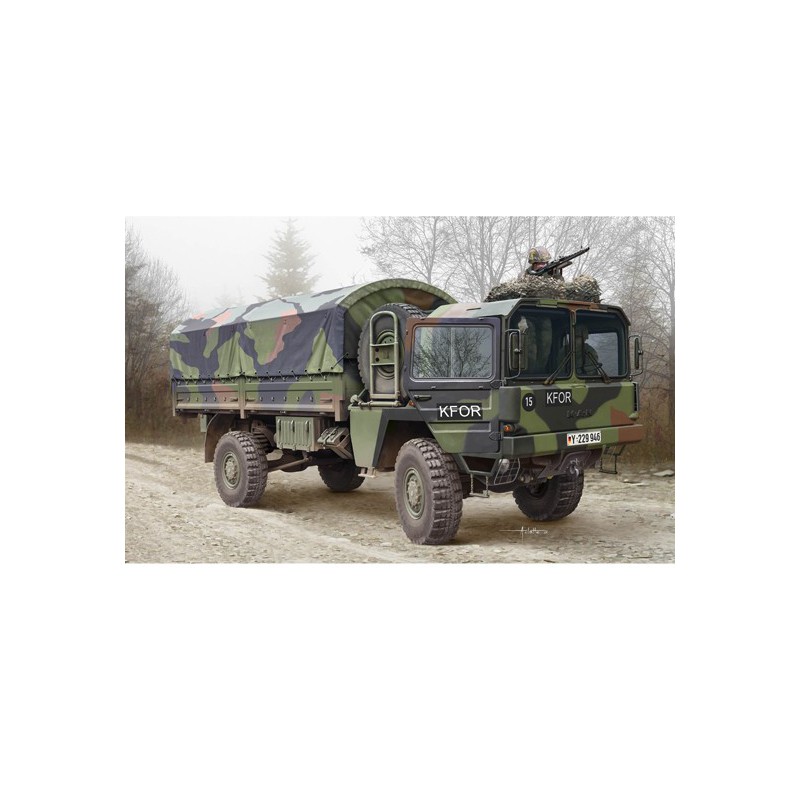 Plastik-LKW-Modell Deutsch Man-5 1/35 | Scientific-MHD