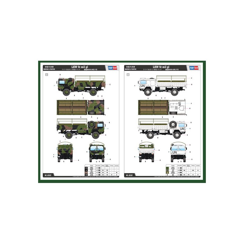 Plastik-LKW-Modell Deutsch Man-5 1/35 | Scientific-MHD