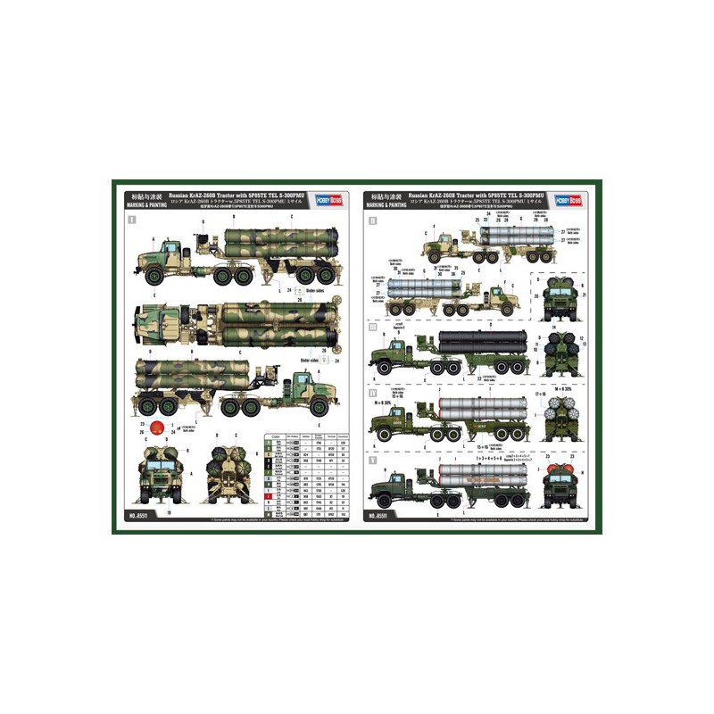 KRAZ-260B Traktor +... 1/35 Plastik-LKW-Modell | Scientific-MHD