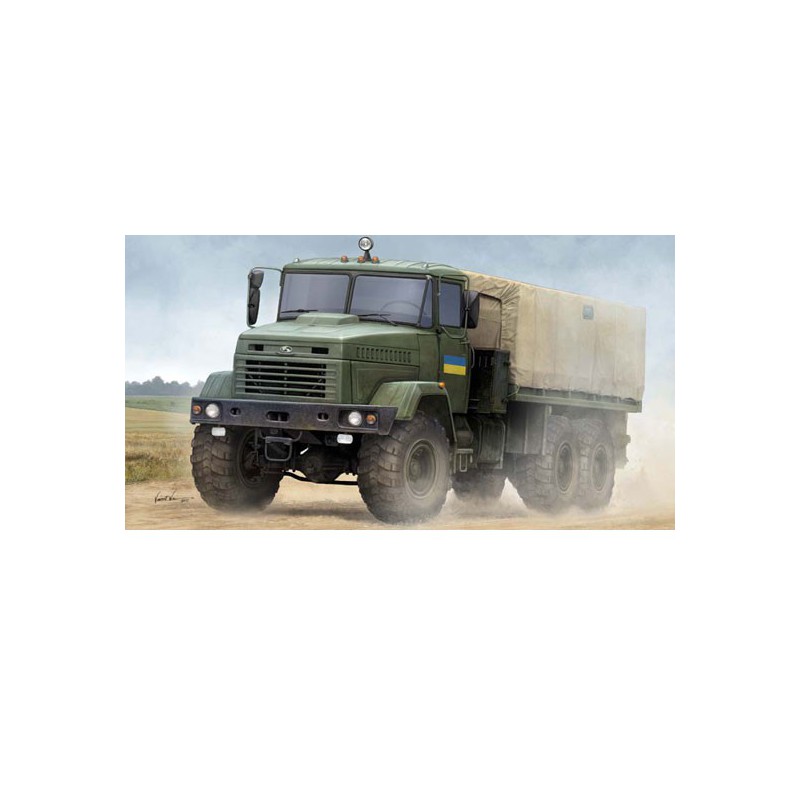 Ukraine Plastik-Lkw-Modell Kraz-6322 „Soldier“ -Deatwagen 1/35 | Scientific-MHD