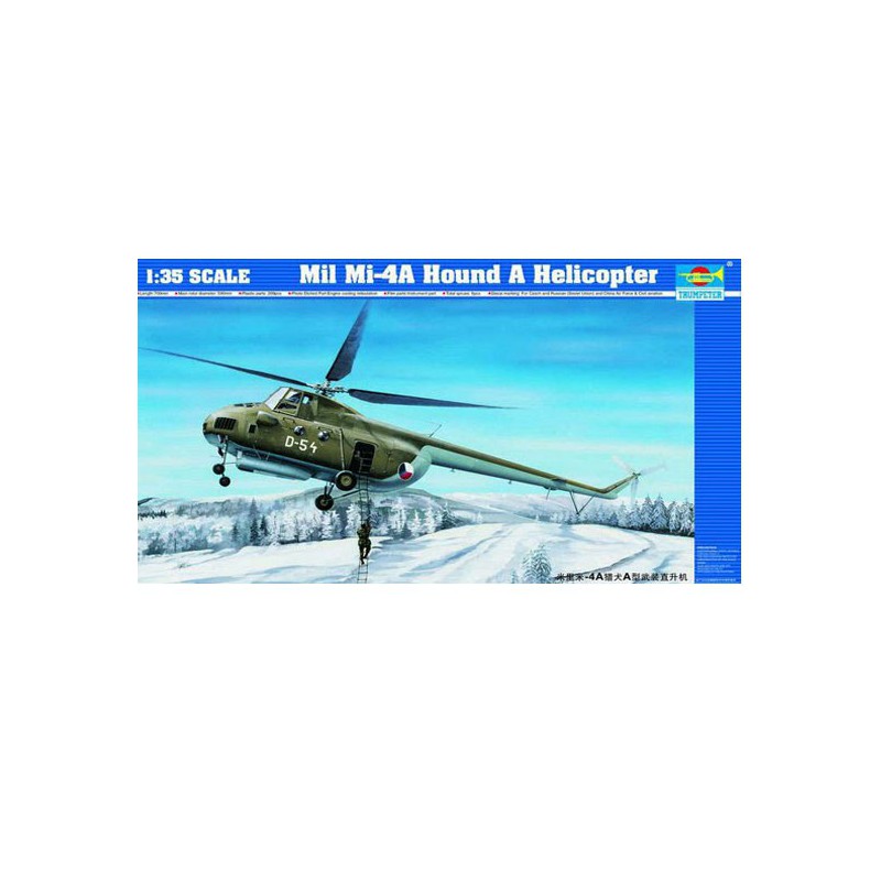 Plastikhubschraubermodell in Mid-4a Hound a | Scientific-MHD