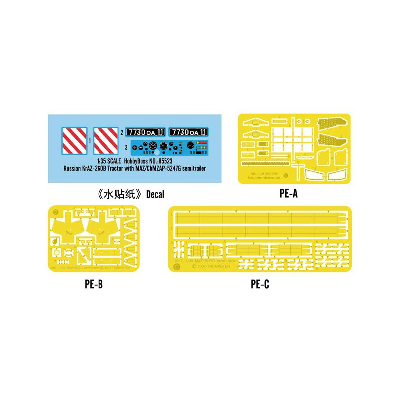 Russisch Kraz-260b1/35 Plastiktankmodell | Scientific-MHD