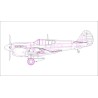 P-40E Plastikflugzeugmodell Kitty Hawk Fighter 1/48 | Scientific-MHD