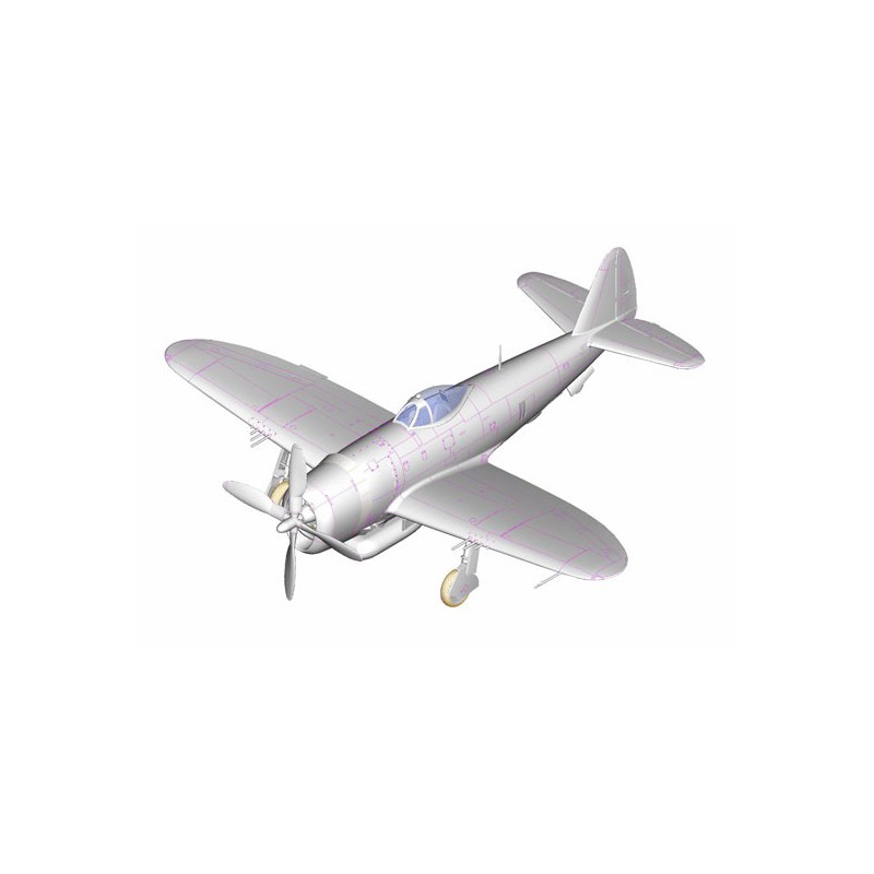 P-47d Thunderbolt 1/48 Kunststoffebene Modell | Scientific-MHD