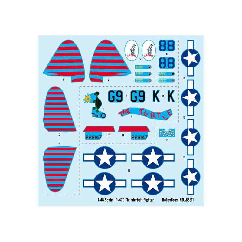 P-47d Thunderbolt 1/48 Kunststoffebene Modell | Scientific-MHD
