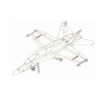 F/A-18 Plastikflugzeug Modell Super Hornet 1/48 | Scientific-MHD