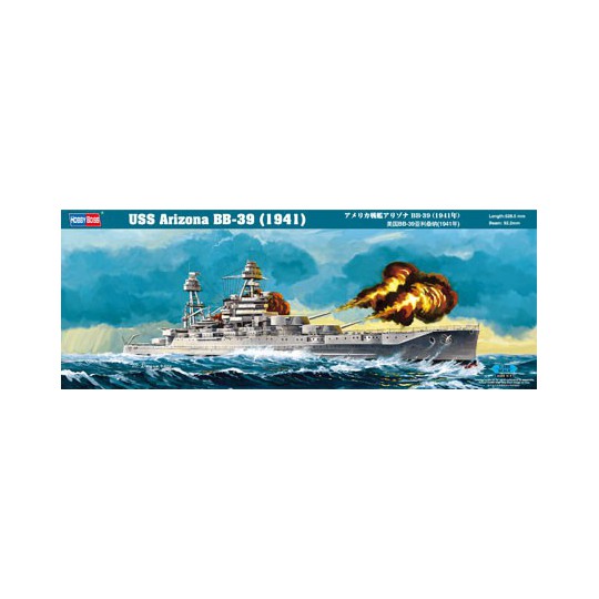 USS Arizona BB-39 Plastic Boat Model (1941) 1/350 | Scientific-MHD