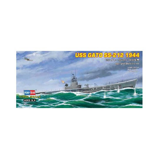 USS SS-212 GATO 19441/700 Plastikbootmodell | Scientific-MHD