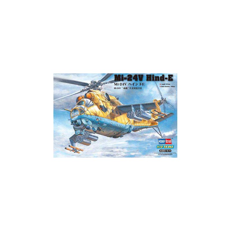 Plastikhubschraubermodell Mitte 24 V Hind-E1/72 | Scientific-MHD