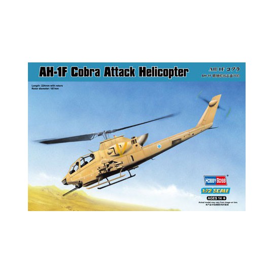 Plastikhubschraubermodell AH-1f Cobra Angriff Heli 1/72 | Scientific-MHD