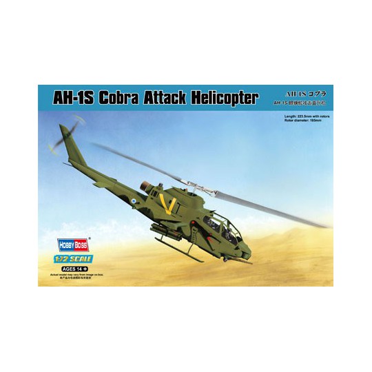 Plastikhubschraubermodell AH-1S Cobra Angriff Heli 1/72 Plastikhubschraubermodell AH-1S Cobra Angriff Heli 1/72 | Scientific-MHD