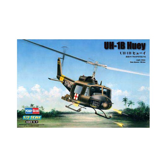 UH-1B Huey 1/72 Plastikhubschraubermodell UH-1B Huey 1/72 Plastikhubschraubermodell | Scientific-MHD