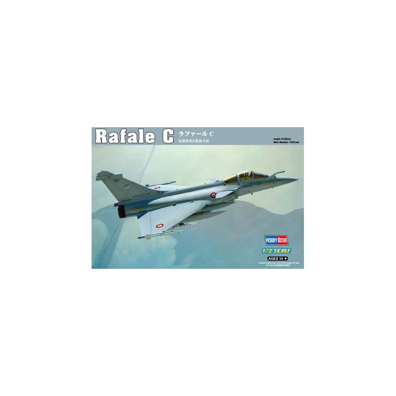 Rafale Plastikebene Modell C 1/72 | Scientific-MHD