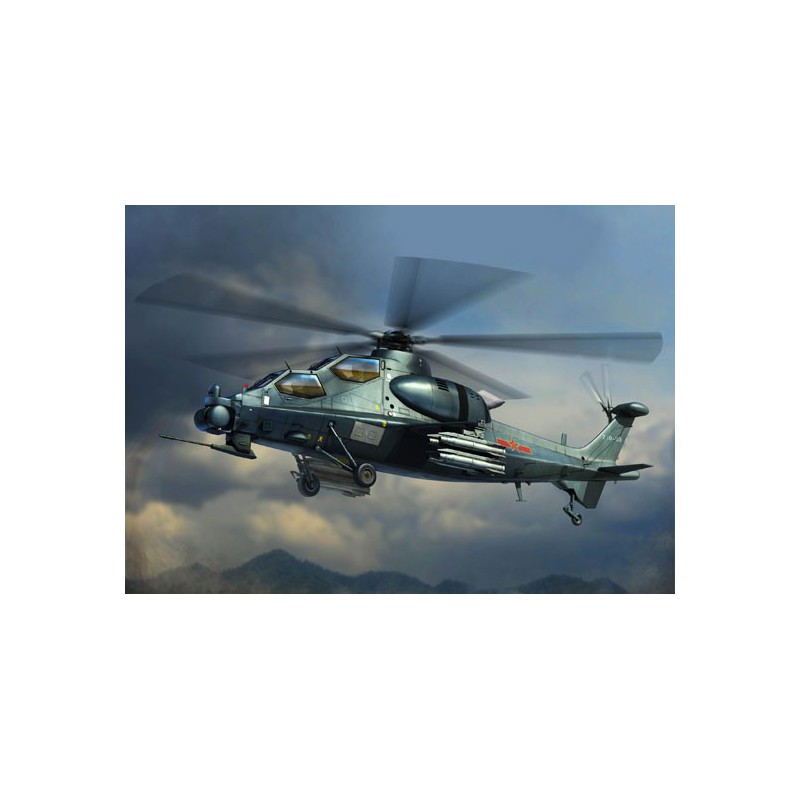 Kunststoffhubschraubermodell Z-10 Angriff Hubschrauber 1/72 | Scientific-MHD