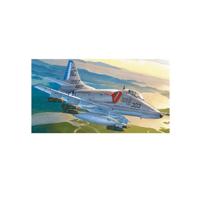 A-4E Plastikflugzeug Modell Sky Hawk 1/72 | Scientific-MHD