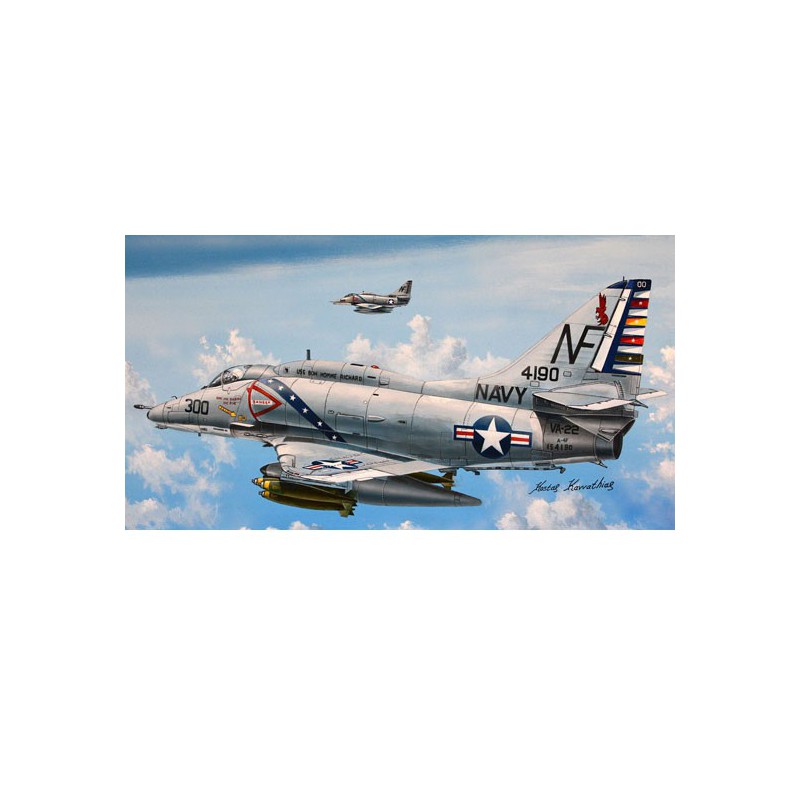A-4F Kunststoffebene Modell 1/72 | Scientific-MHD